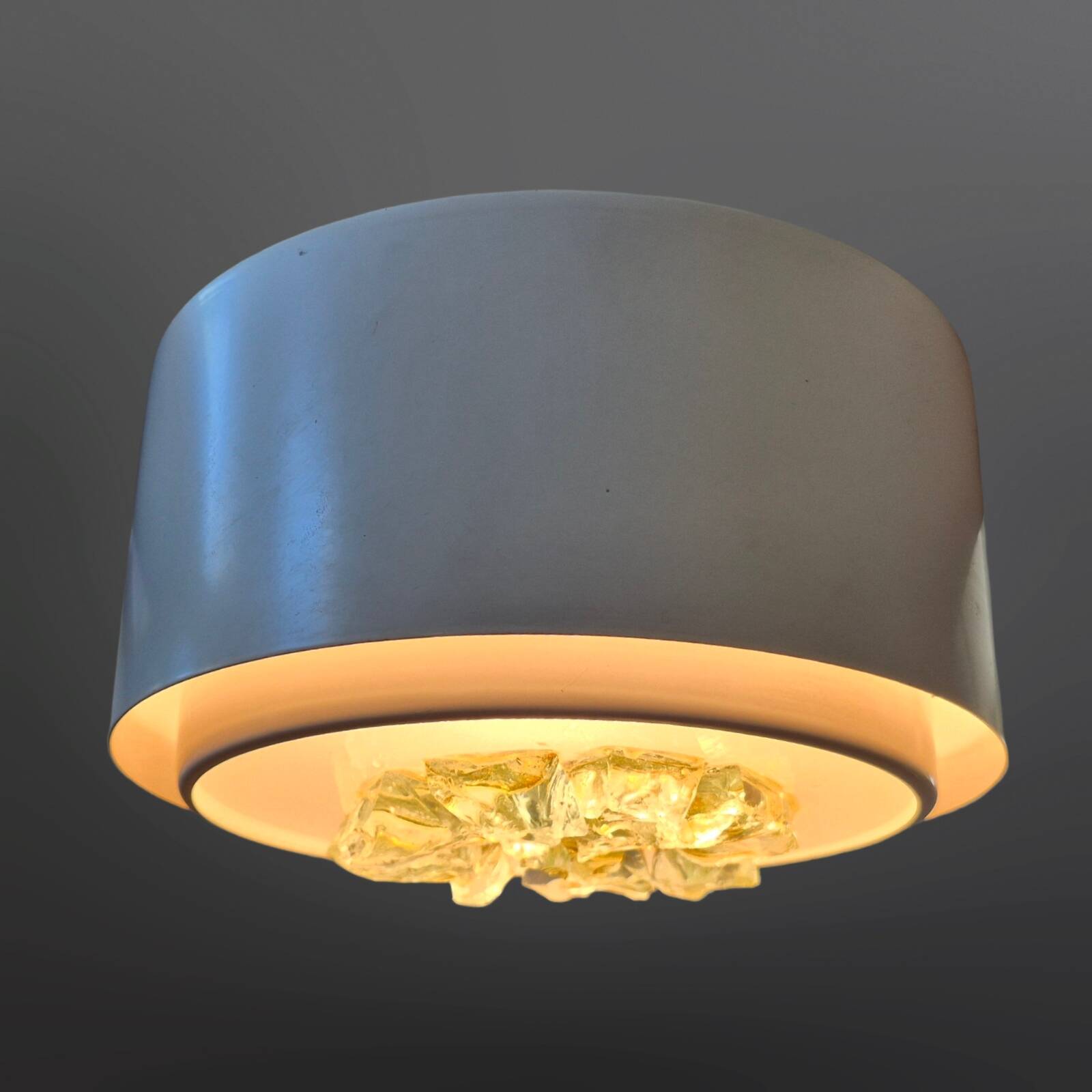 Set of 3 "glasbrokken" ceiling lamps by RAAK, Netherlands, 1960s