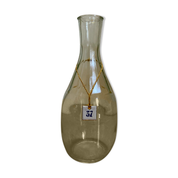Carafe en verre ancienne 1950