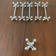 6 knife holder Christofle silver metal nineteenth century