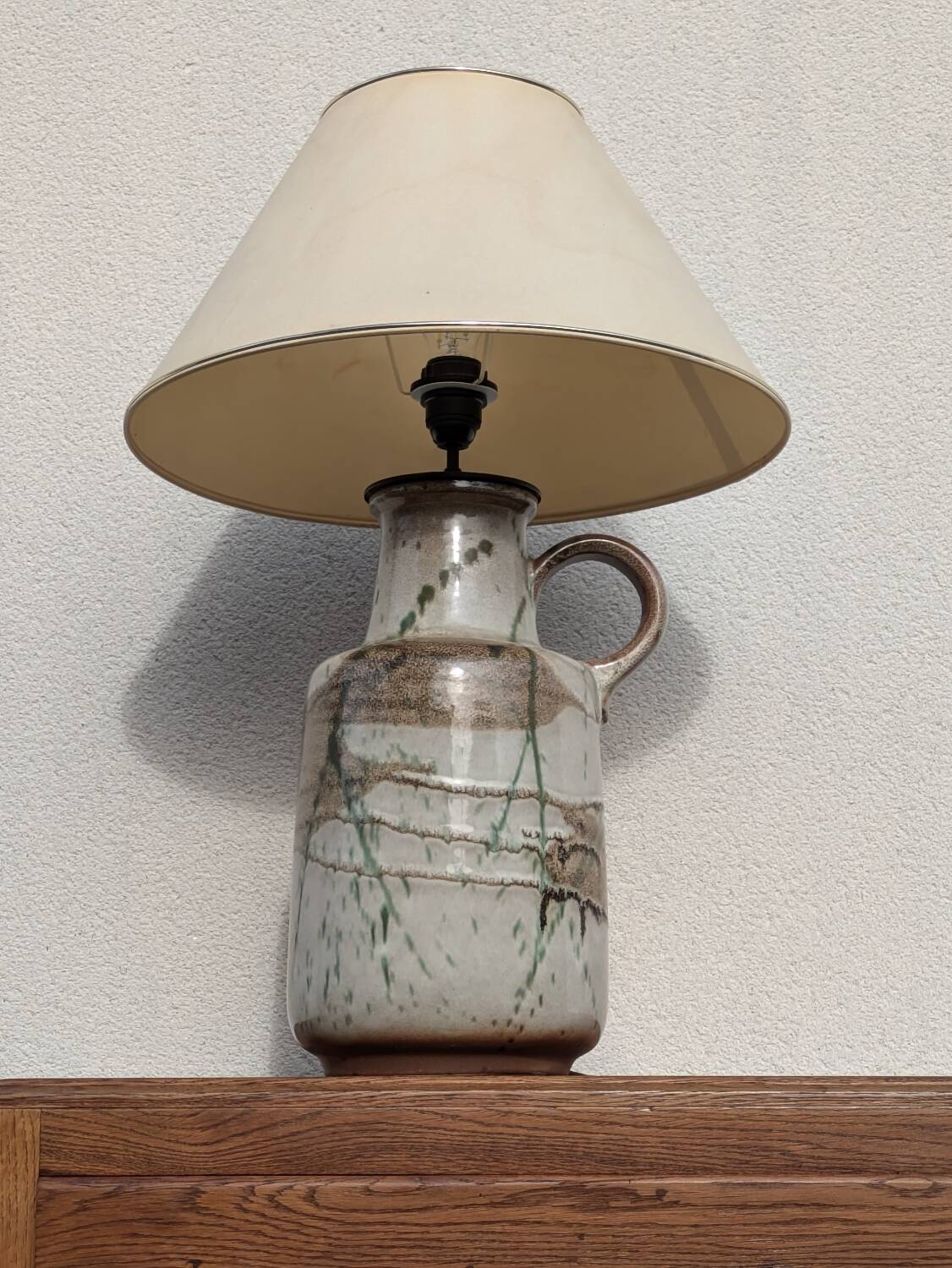 Vintage Ceramic Lamp, mid century Made in Germany