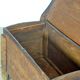 Antique beech shepherd's chest, 1850s
