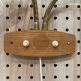 LARGE DOUBLE WALL LIGHT "1950 DESIGN".