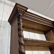 Bibliothèque de boiserie en chêne et sapin début XXème