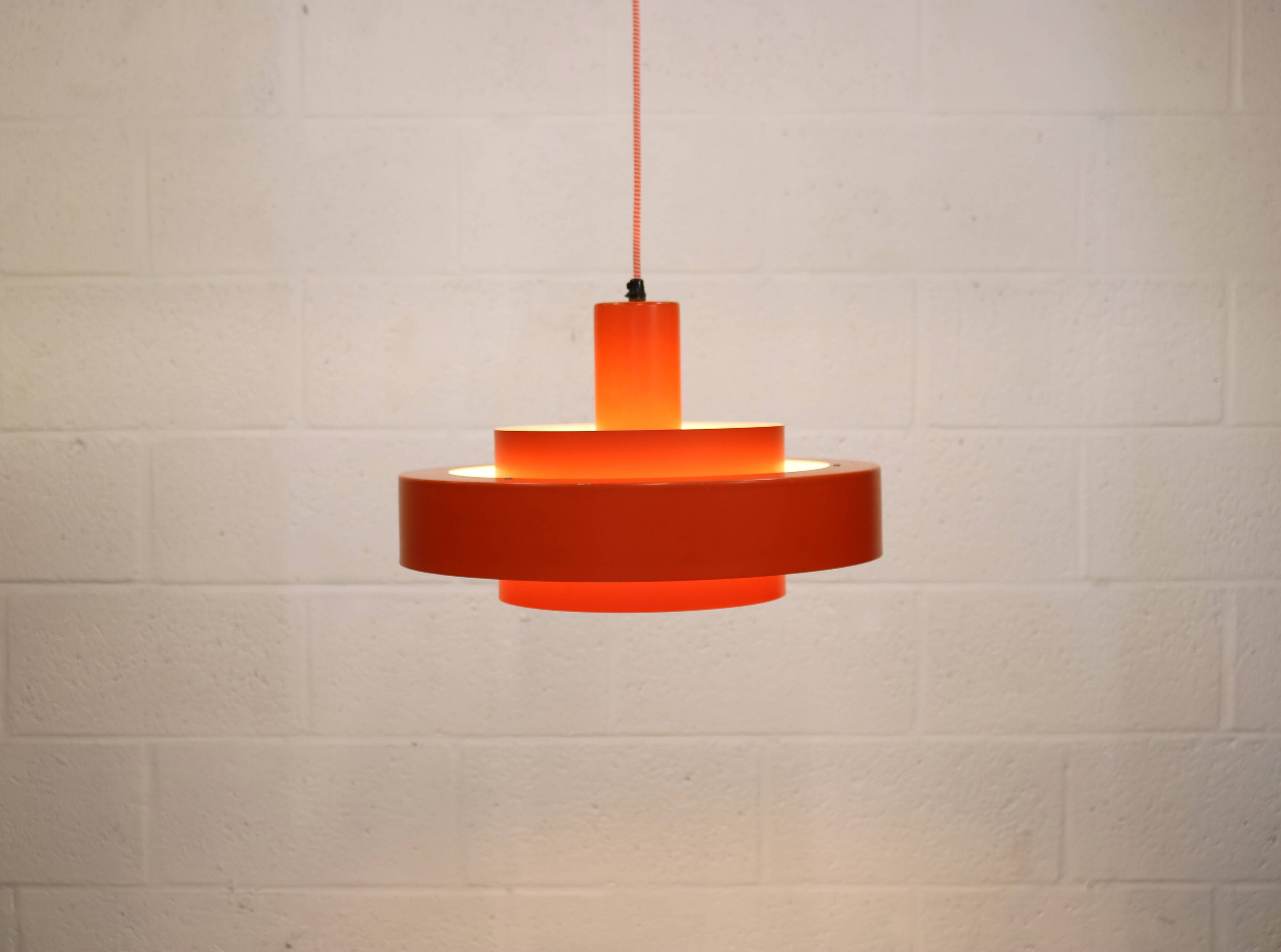 Mid-century modern hanging lamp by Jo Hammerborg - Fog & Morup - model Equ