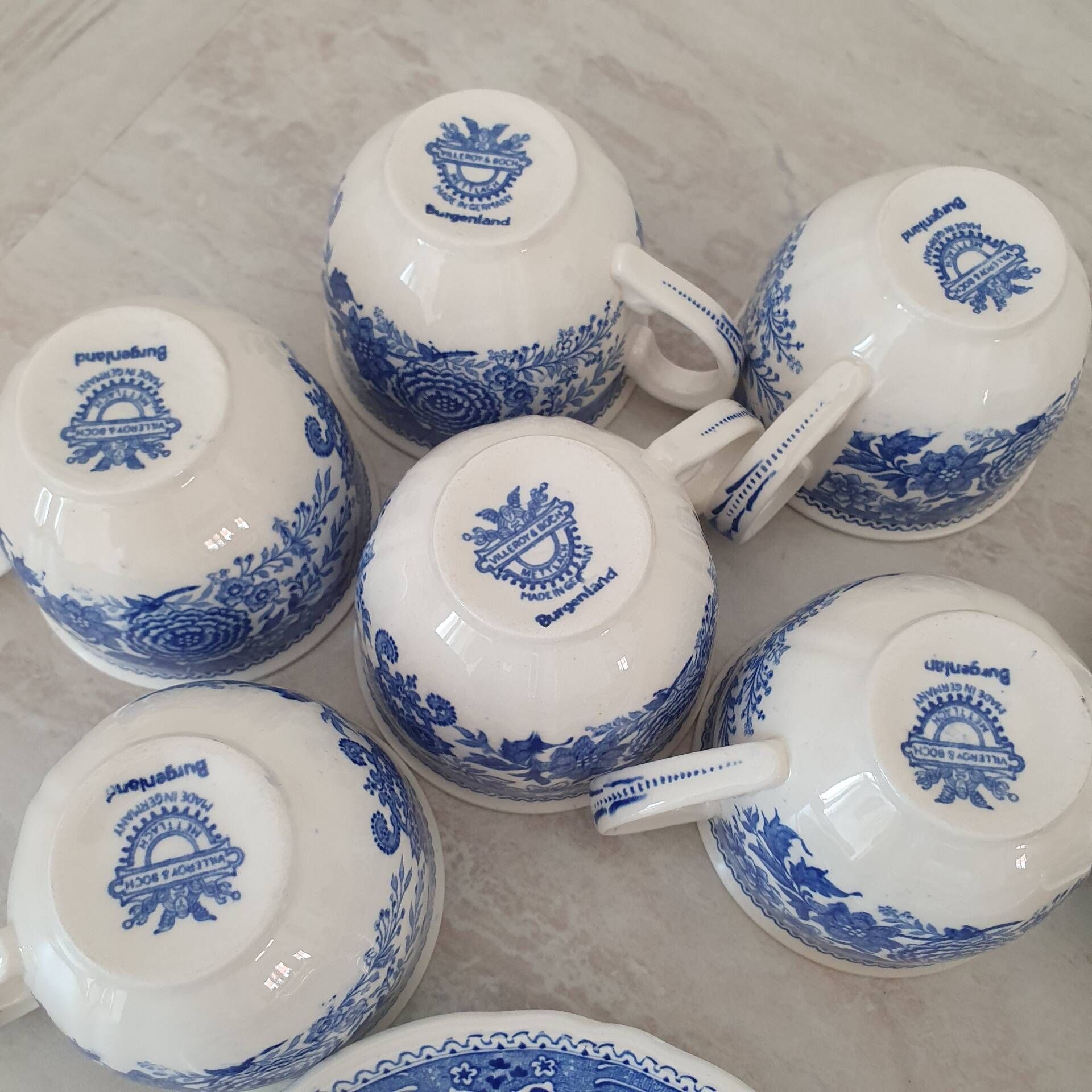 Villeroy & Boch collection Burgenland / Coffee service tea cups saucers