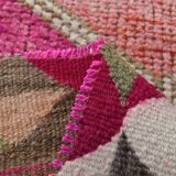3x10 Super Soft Pink Turkish Runner Rug, 100x317Cm