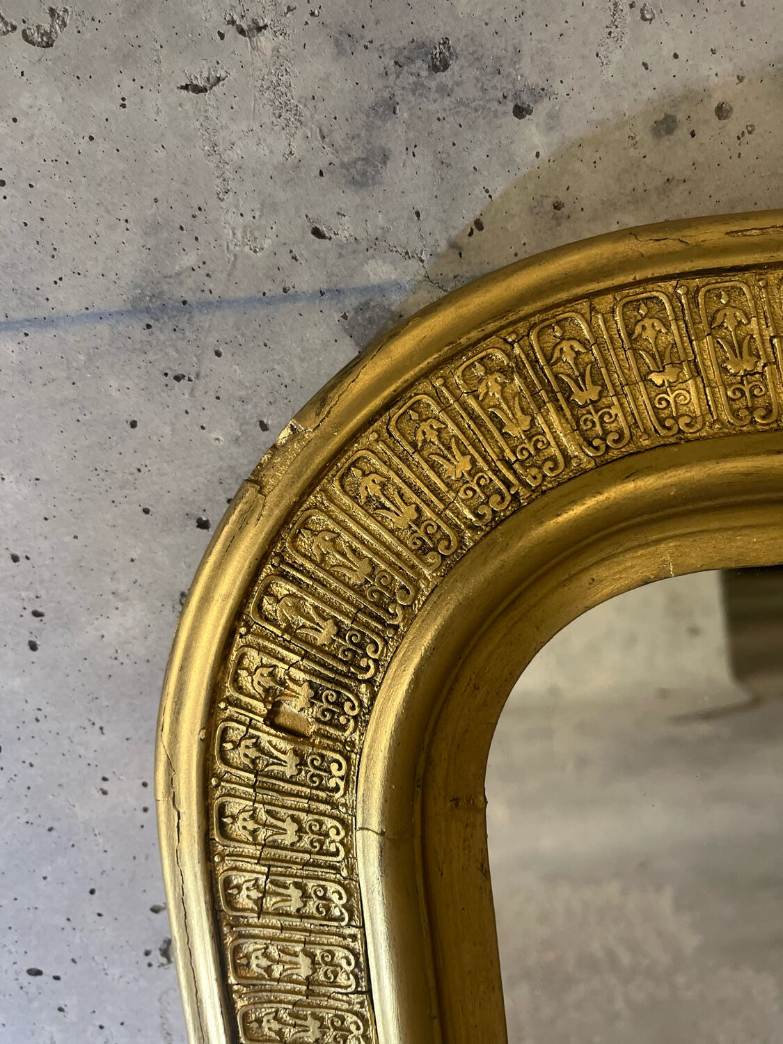 Old style mirror Louis Philippe 105x75 cm