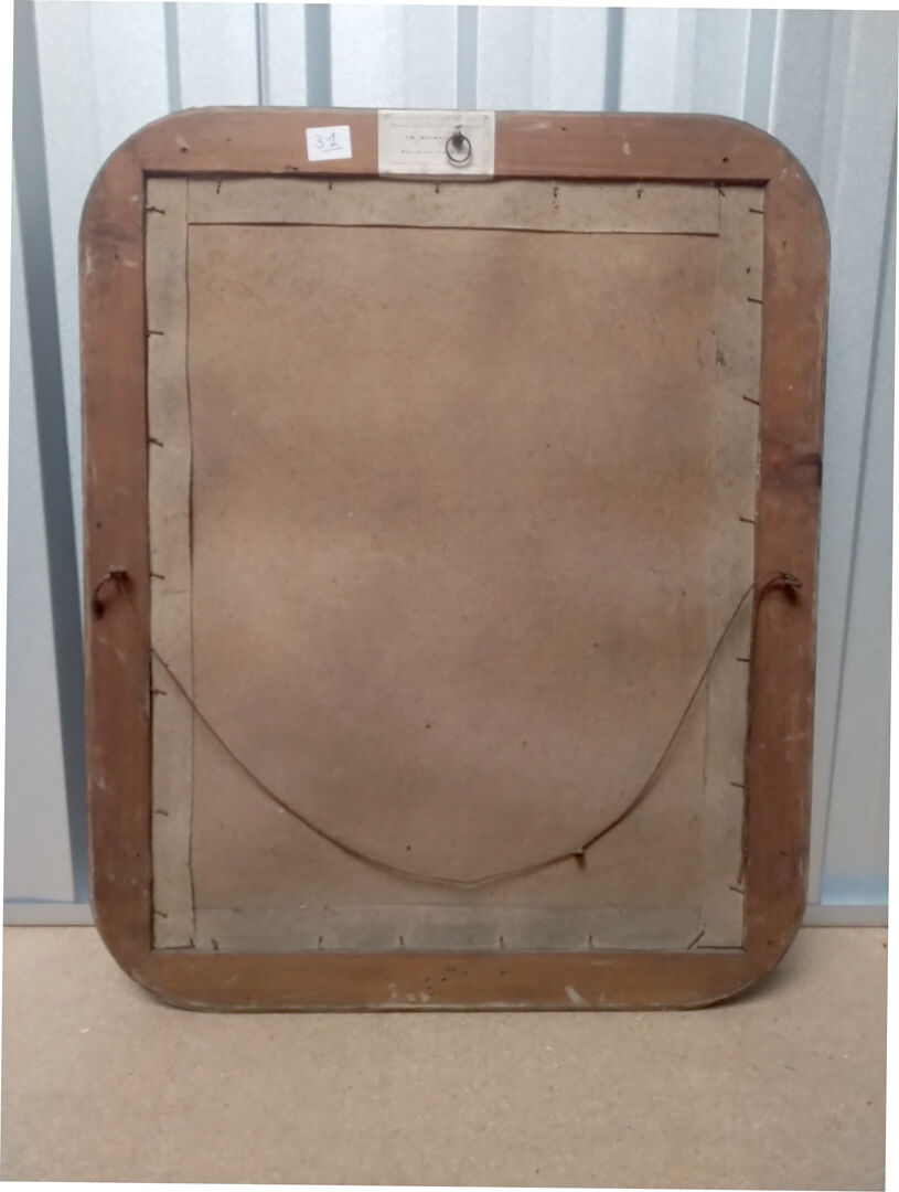 Vintage frame with rounded corners