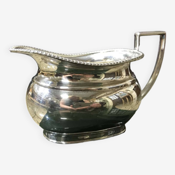 English silver-plated milk jug from the 1930s