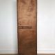 Vintage curtain binder in solid oak 5 shelves