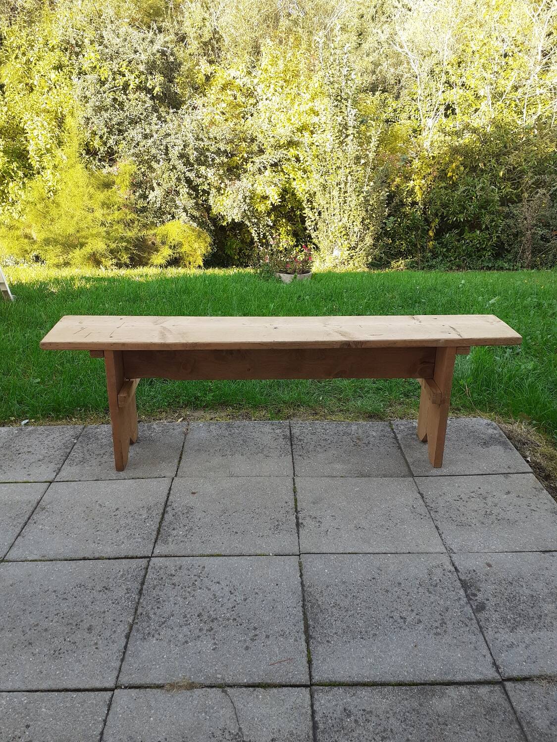 Wooden bench