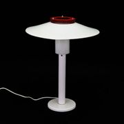 White bedside lamp, Danish design, 1960s, production: Denmark