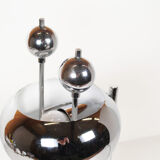 Rare polished metal table lamp by Reggiani, Italy 1970s