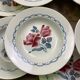 Lot de 10 assiettes creuses Digoin modèle Cannes