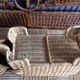 Vintage elephant basket