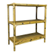 Vintage rattan shelf