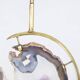 Bronze and amethyst lamp. 1970s.