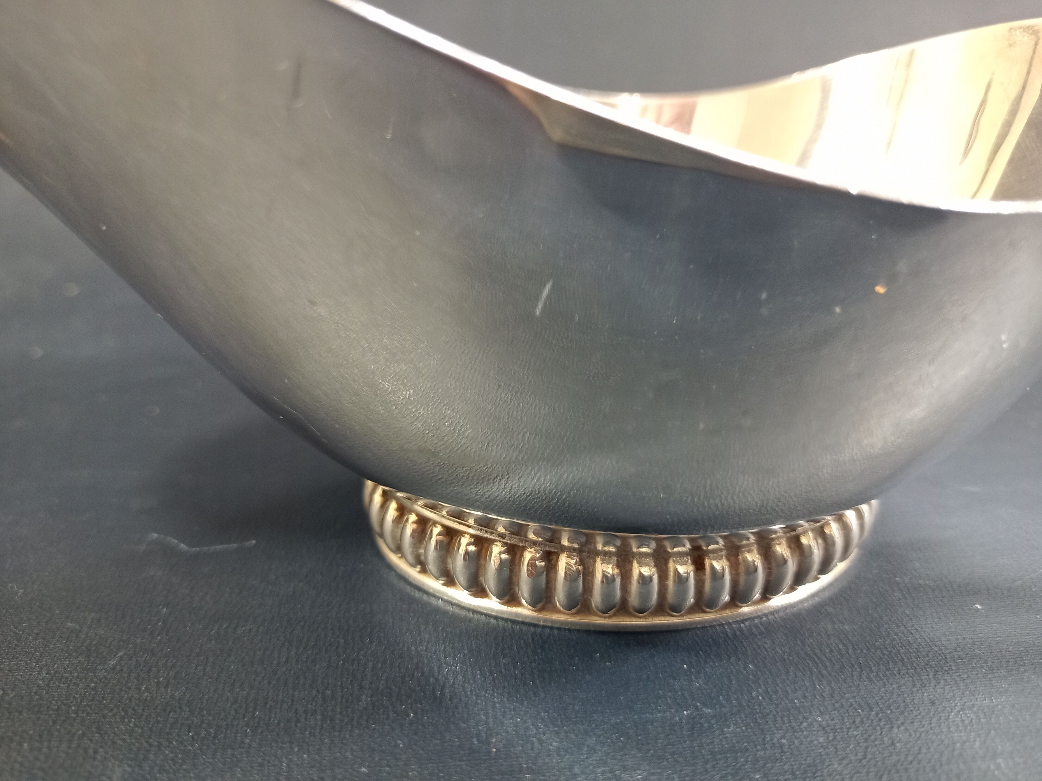 Silver metal sausage