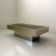 Table basse bar extensible Cidue par Willy Rizzo – Italie, 1970