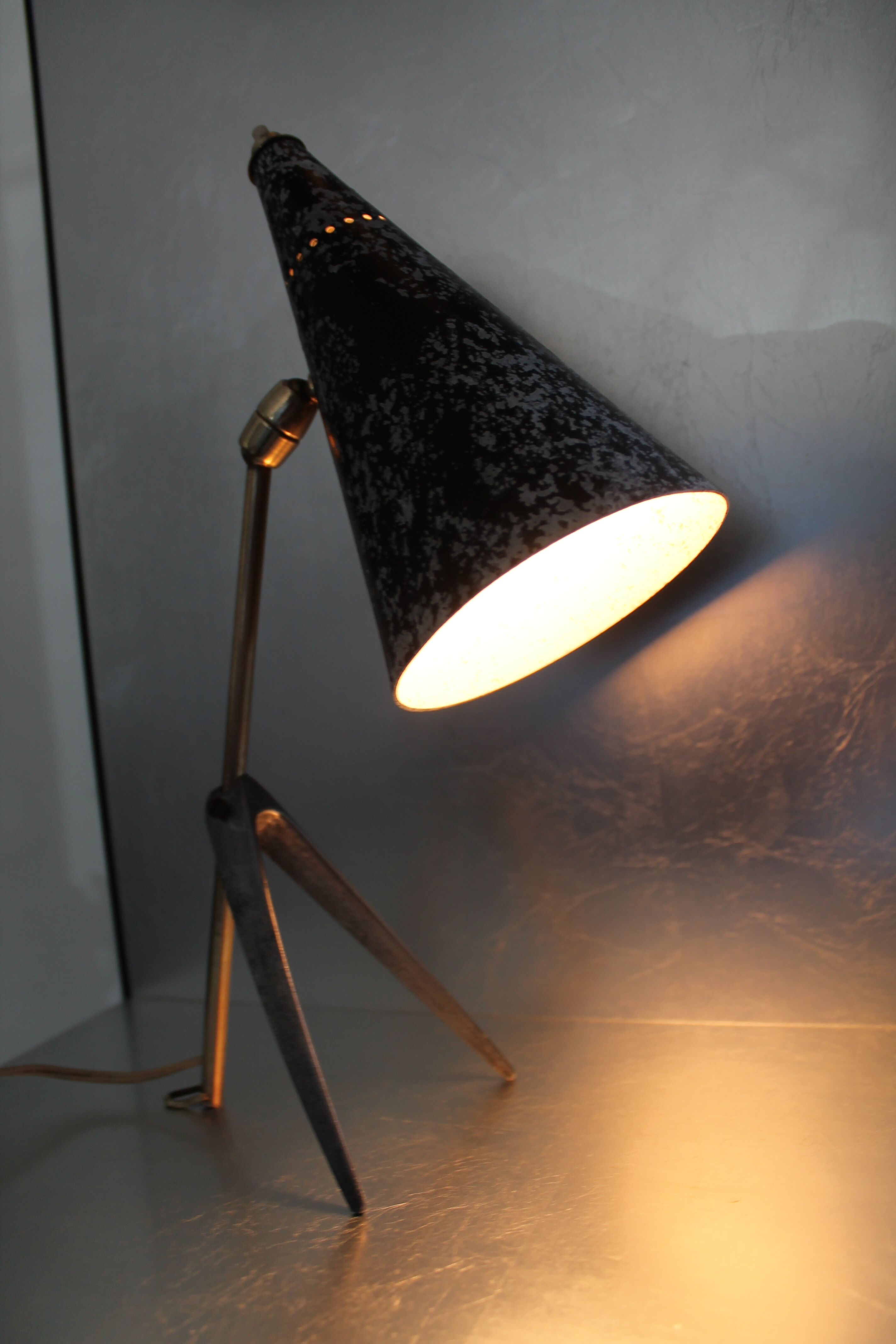 Jean Boris Lacroix pressure lamp circa 1950
