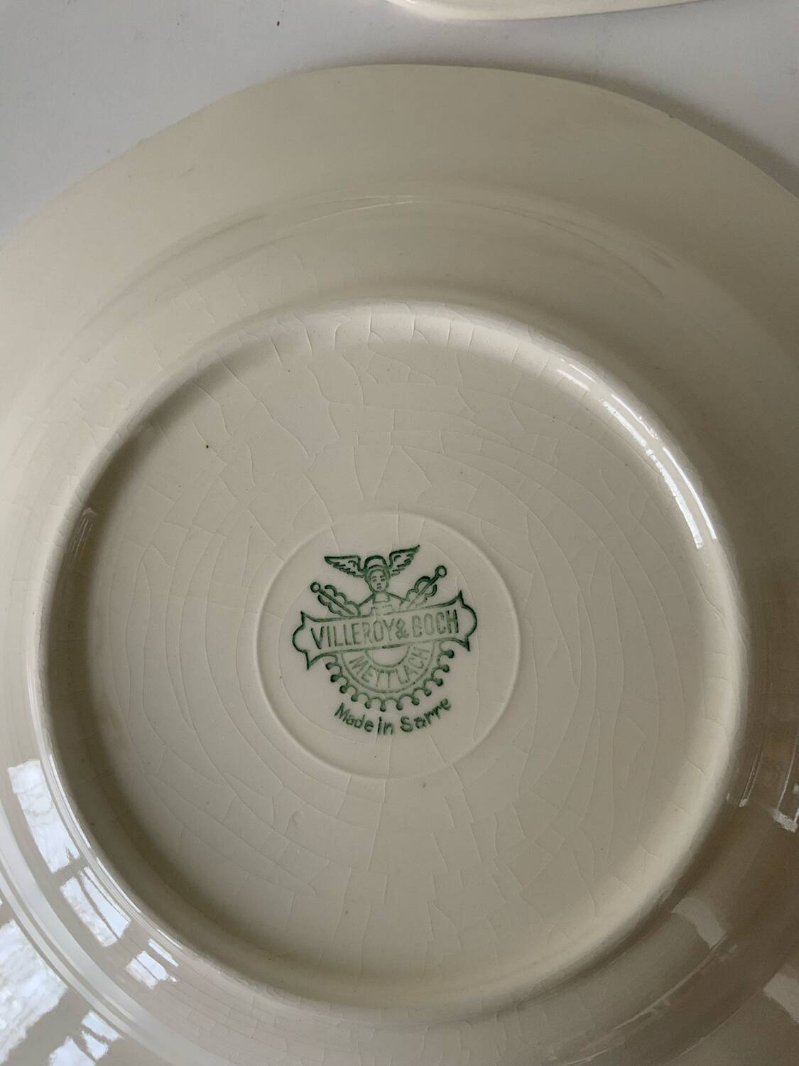 Vintage soup plates
