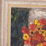 Swedish Oil on Canvas – “Flowers” by Karl Ragnar Johannesson