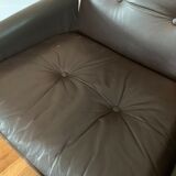 Leather armchair by Ton