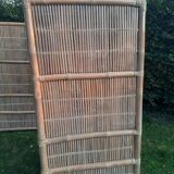 Vintage bamboo and rattan cabinet or storage unit