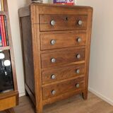 Art Deco chest of drawers 1940 vintage