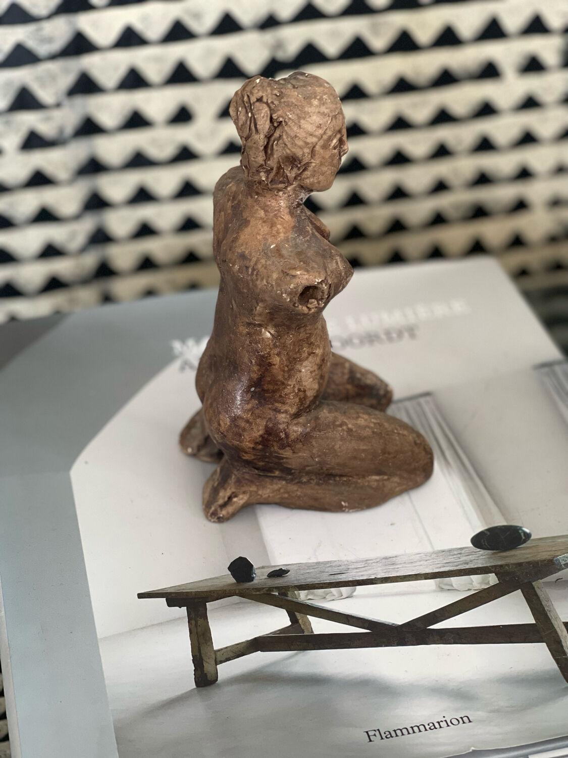 Stone statuette