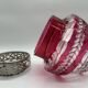 Crystal flower holder from the VSL Art Deco period.
