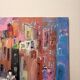Canvas Painting Deloison Venetian Scene Carnival Pierrot Commedia
