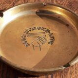 “Wagons-Lits Cook” 1930 bronze ashtray.