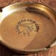 Cendrier "Wagons-Lits Cook" 1930 en bronze.