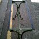 Marble and metal bistro table