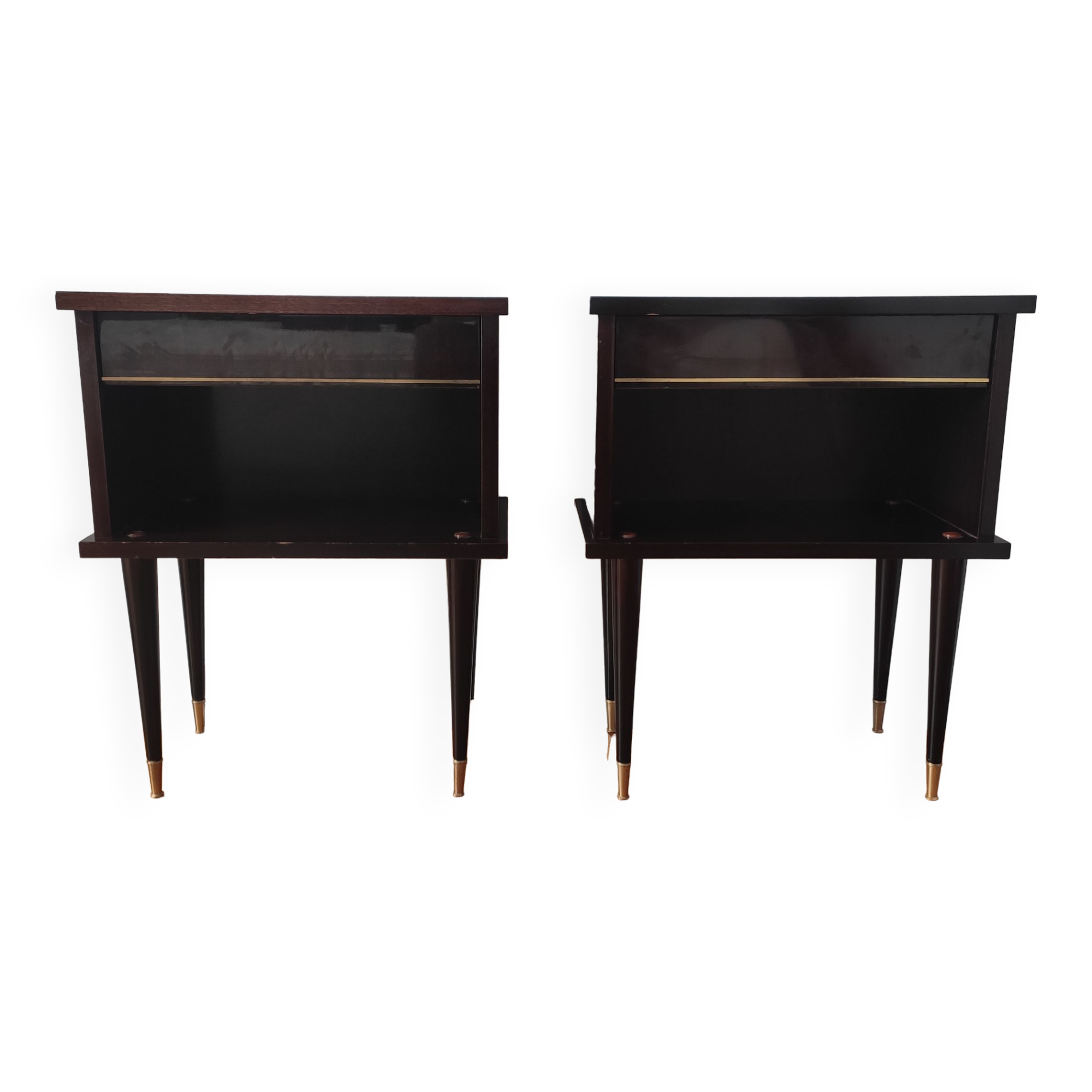 Pair of vintage bedside tables