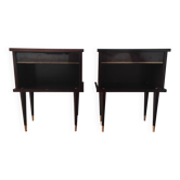 Paire de tables de chevet vintage