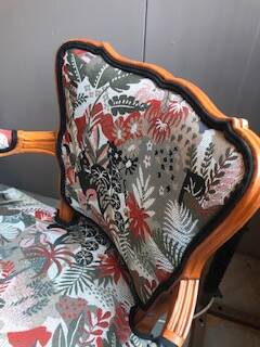 Louis XV style Cabriolet armchair