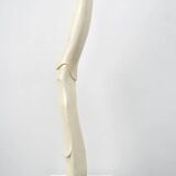 Abstract sculpture, painted wood and steel, American school, c.1960