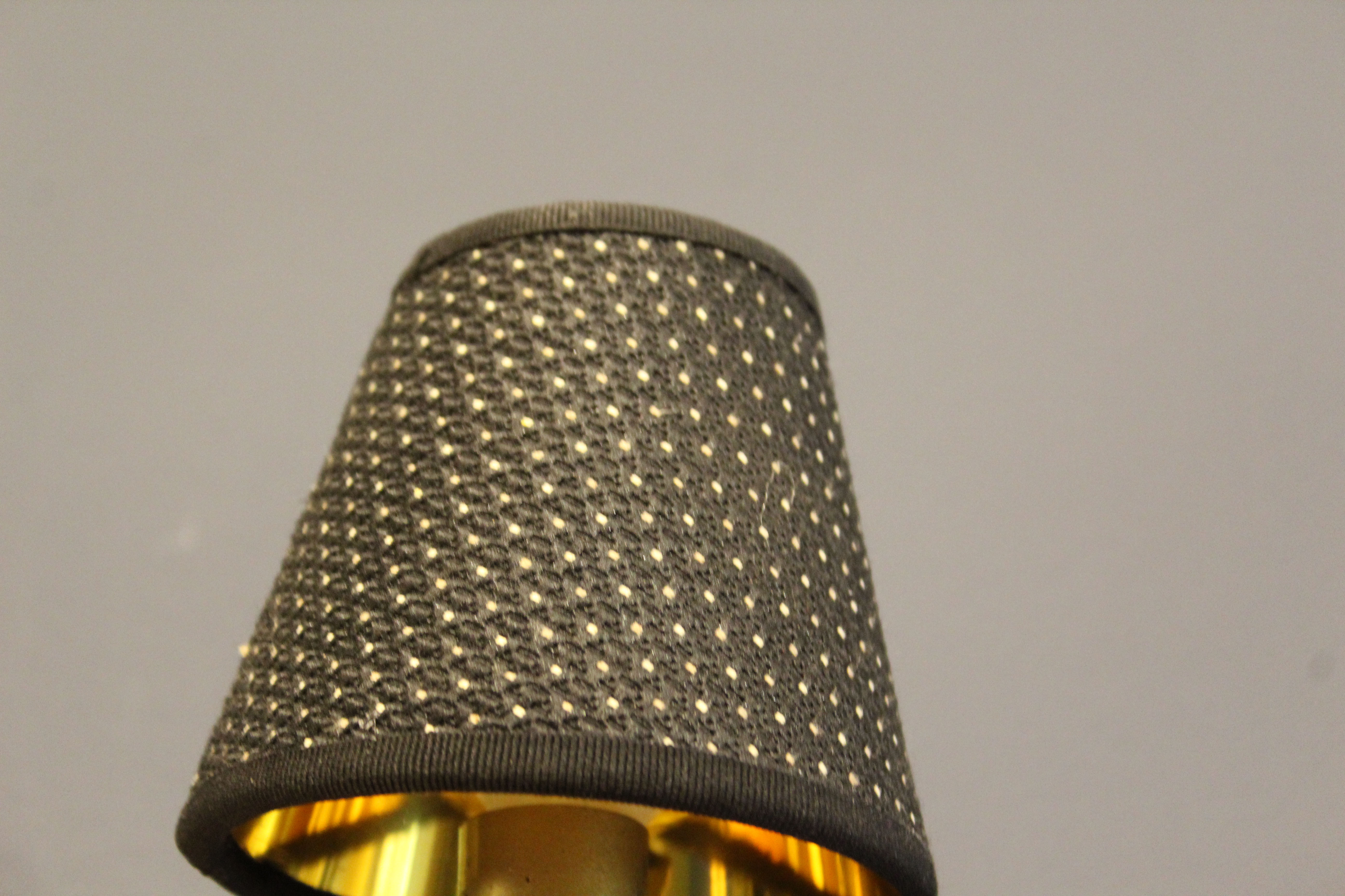 Italian midcentury brass sconce