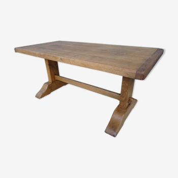 Solid oak farmhouse coffee table