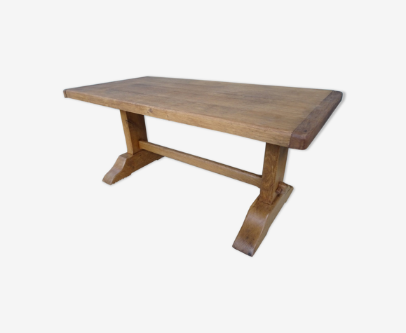 Table basse de ferme en chêne massif