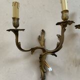 Pair of Louis XV bronze sconces