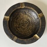 Vintage bronze ashtray design from the 60s