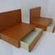 Teak Consoles with Drawers, 1960s, Set of 2