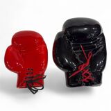 J.C. Peiré black boxing gloves from around 1970.