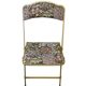 Chaises pliantes motif floral
