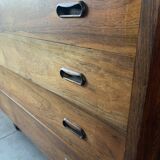 Coiffeuse, commode scandinave en palissandre, années 60