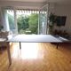 Table extensible Thin-K verre dépoli blanc