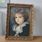 Old painting portrait of a young boy reproduction Jean-Baptiste Greuze